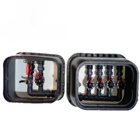 Vormontierte Einheit 5-fach, 40 - 50 mm, 1 1/2 - 2 " Magnetventile PGP Hunter mit Box